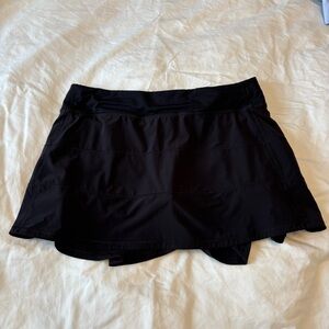 lululemon Black Size 12 Pace Rival Skirt